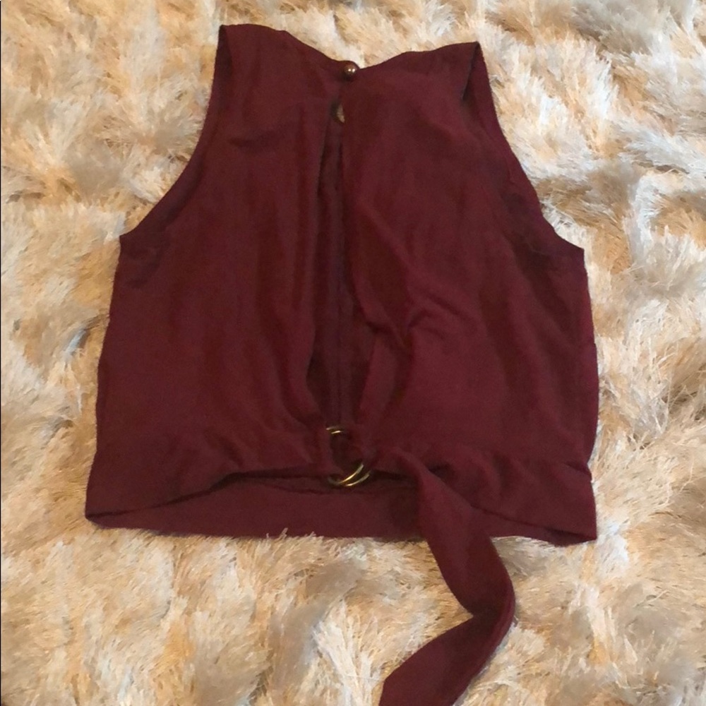 Red crop top - Picture 2 of 2